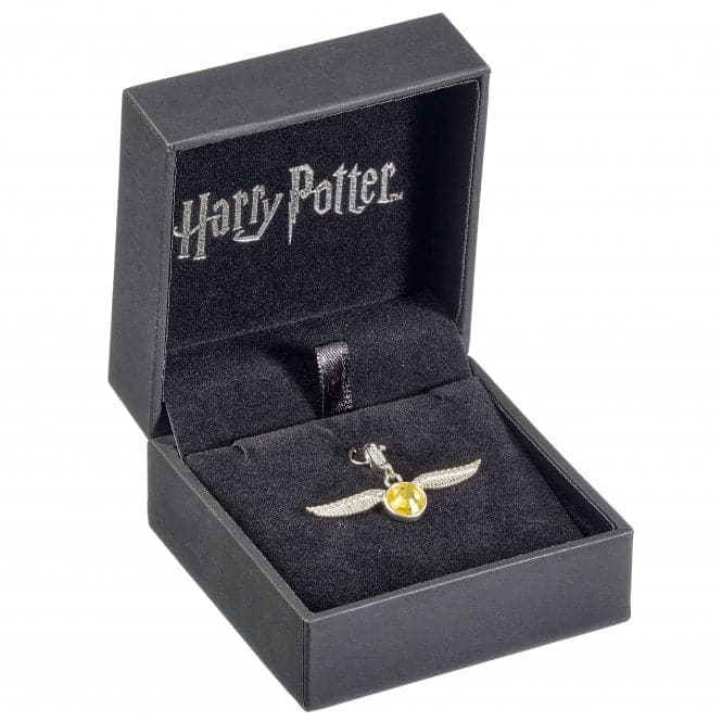 Sterling Silver Golden Snitch Clip On Charm With Claw Set CrystalsHarry PotterBHPSC004