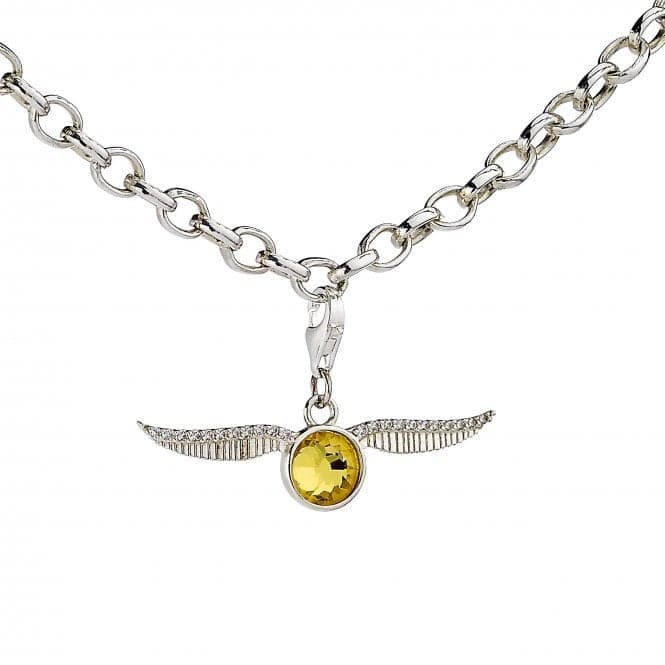 Sterling Silver Golden Snitch Clip On Charm With Claw Set CrystalsHarry PotterBHPSC004