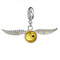 Sterling Silver Golden Snitch Slider Charm with Crystal ElementsHarry PotterBHPSC004 - SC