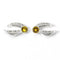 Sterling Silver Golden Snitch Stud Earrings with Crystal ElementsHarry PotterBHPSE004