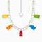Sterling Silver HARIBO Colourful Goldbears Zirconia Pearl Necklace KE2208 - 052 - 7 - L50VThomas Sabo Sterling SilverKE2208 - 052 - 7 - L50V