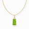 Sterling Silver HARIBO Gold Plated Zirconia Green Goldbears Necklace KE2209 - 414 - 6 - L45VThomas Sabo Sterling SilverKE2209 - 414 - 6 - L45V