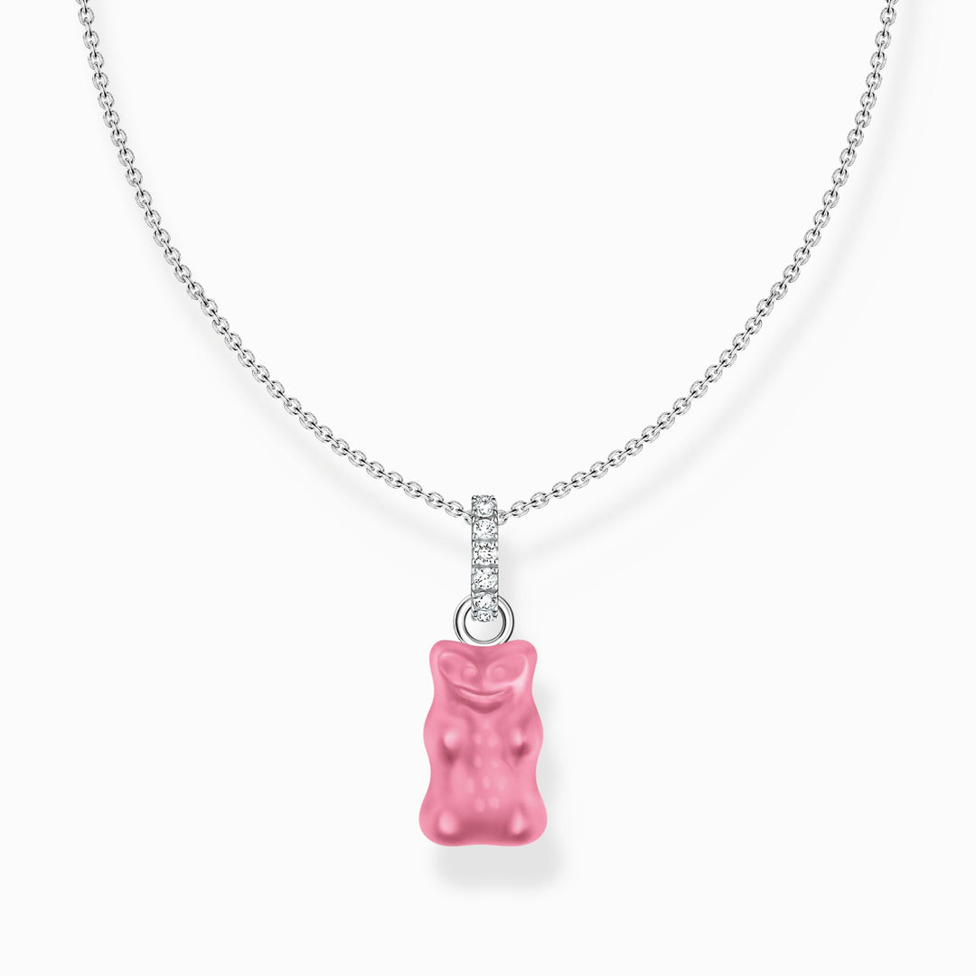 Sterling Silver HARIBO Zirconia Pink Goldbears Necklace KE2209 - 052 - 9Thomas Sabo Sterling SilverKE2209 - 052 - 9 - L45V