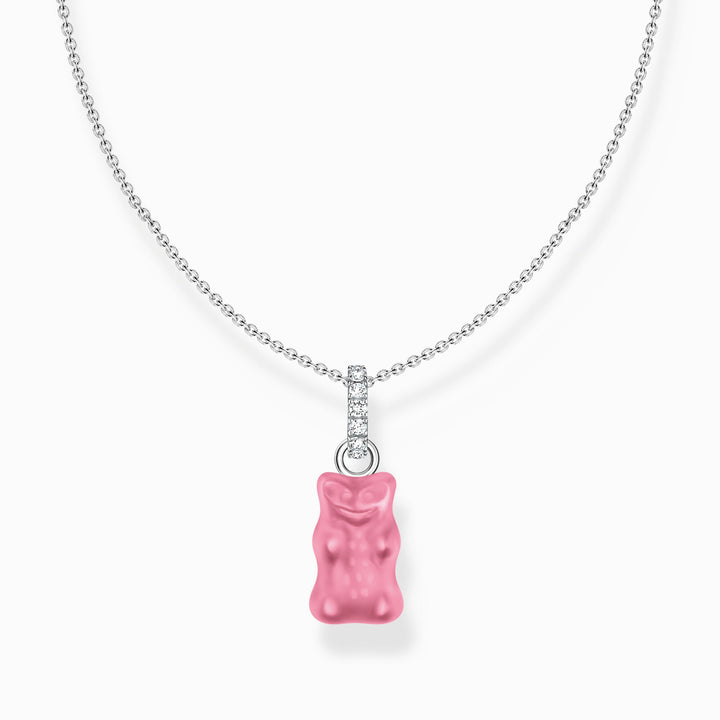 Sterling Silver HARIBO Zirconia Pink Goldbears Necklace KE2209 - 052 - 9Thomas Sabo Sterling SilverKE2209 - 052 - 9 - L45V