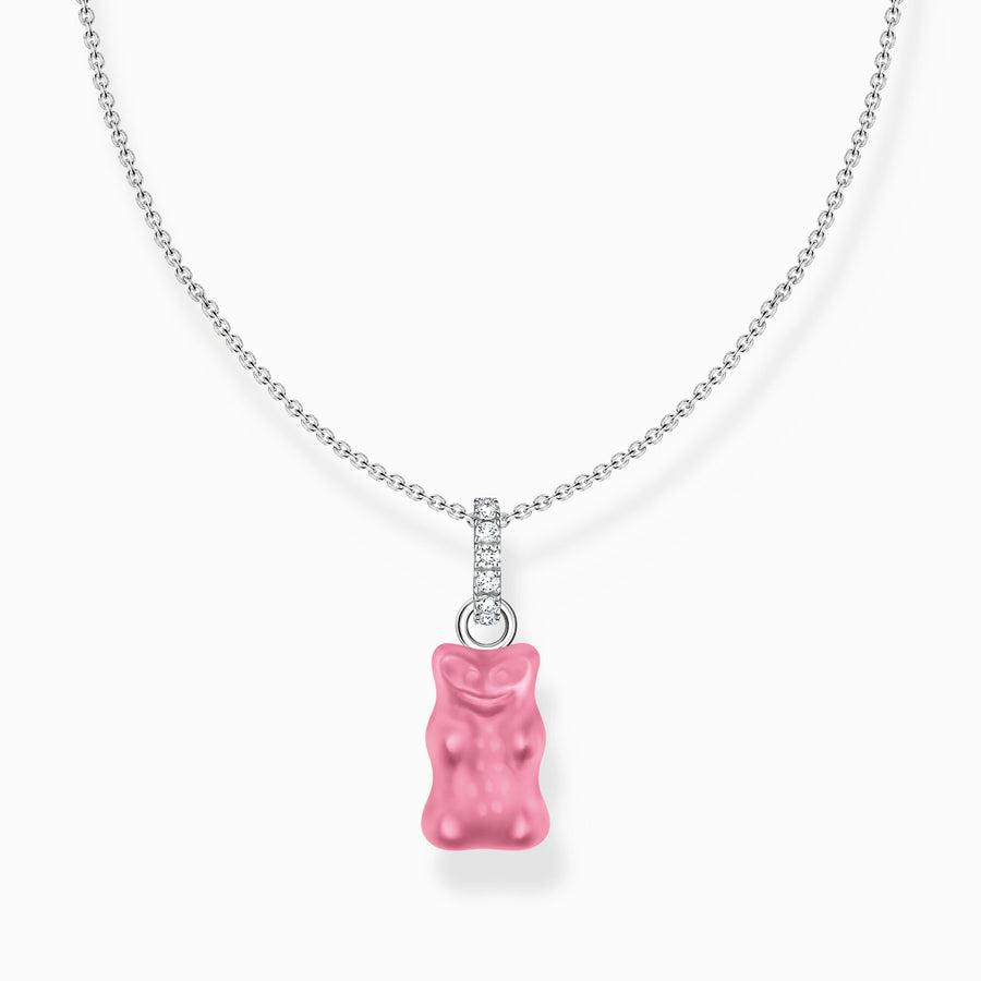 Sterling Silver HARIBO Zirconia Pink Goldbears Necklace KE2209 - 052 - 9Thomas Sabo Sterling SilverKE2209 - 052 - 9 - L45V