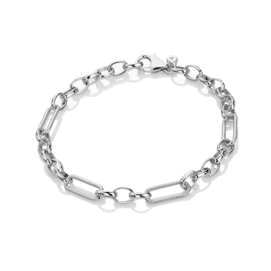 Sterling Silver HD X TG Statement Link Bracelet DL682Hot Diamonds x Tasha GhouriDL682