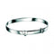 Sterling Silver Heart Baby Bangle B773D for DiamondB773