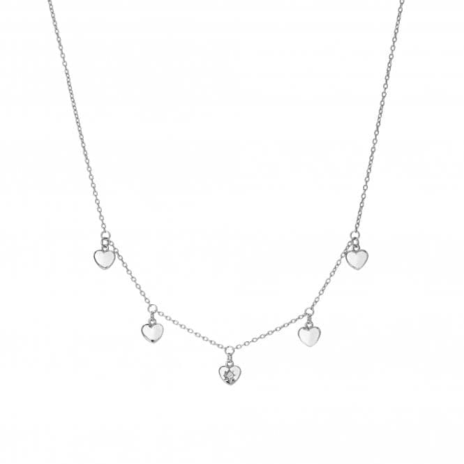 Sterling Silver Heart Necklace DN162Hot DiamondsDN162