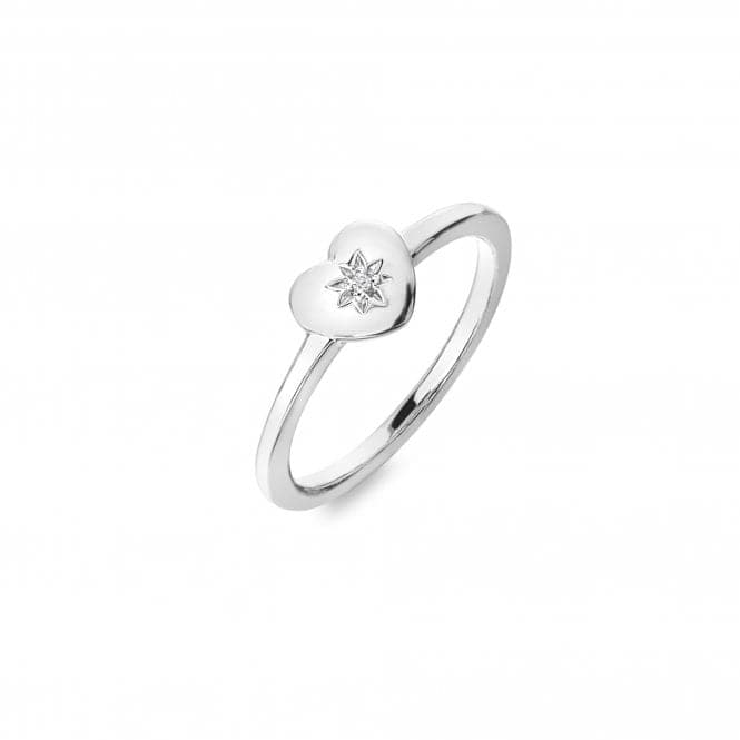 Sterling Silver Heart Ring DR241Hot DiamondsDR241/L