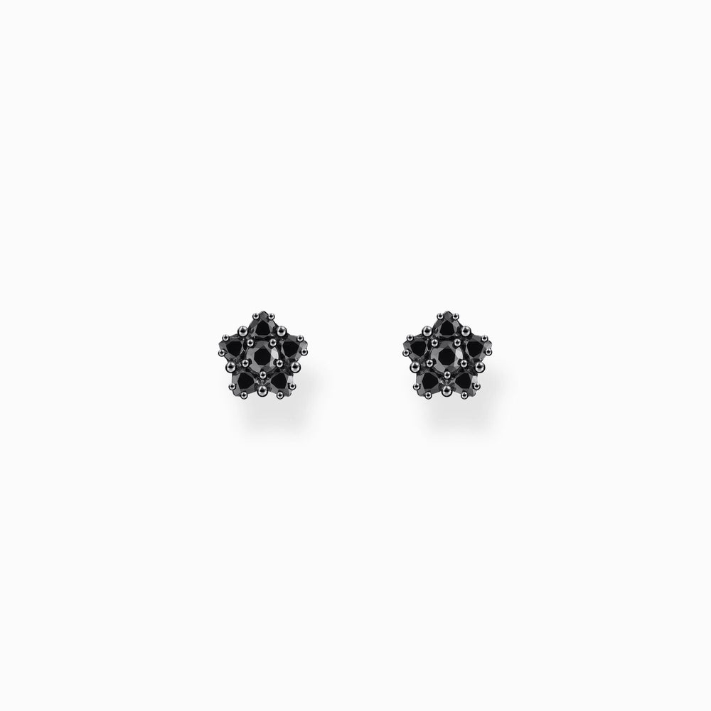 Sterling Silver Heritage Black Zirconia Stud Earrings H2297 - 643 - 11Thomas Sabo Sterling SilverH2297 - 643 - 11