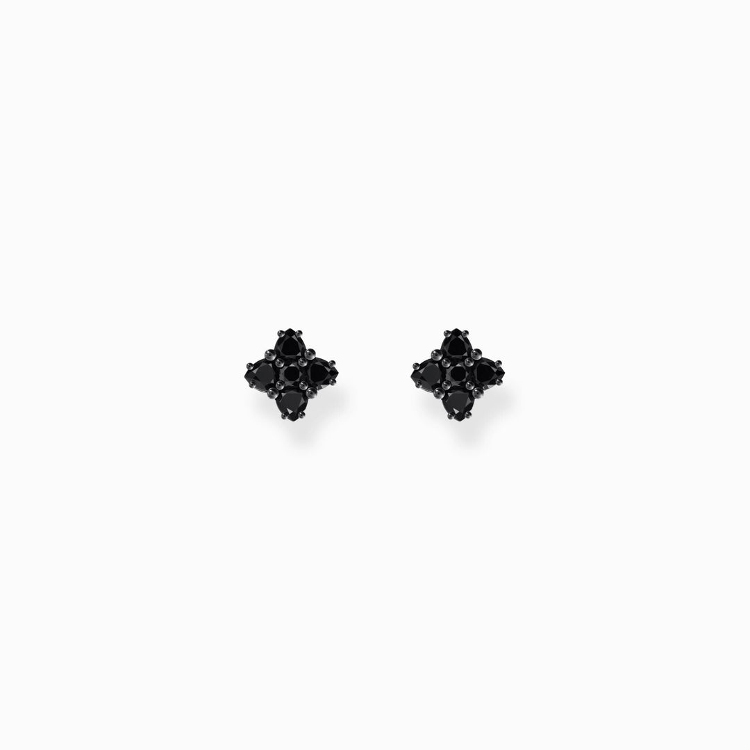 Sterling Silver Heritage Cross Black Zirconia Stud Earrings H2171 - 643 - 11Thomas Sabo Sterling SilverH2171 - 643 - 11