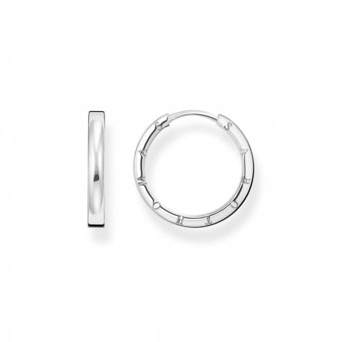 Sterling Silver Hoop Earrings CR685 - 001 - 21Thomas Sabo Sterling SilverCR685 - 001 - 21