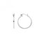 Sterling Silver Hoop Earrings DE625Hot DiamondsDE625
