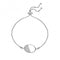 Sterling Silver Horizon White Topaz Oval Bracelet DL602Hot DiamondsDL602