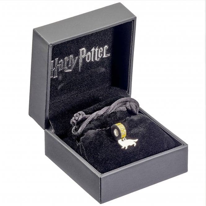 Sterling Silver Hufflepuff House Slider CharmHarry PotterWB000219 - SC