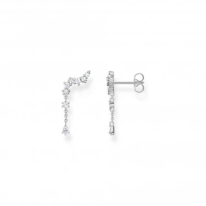 Sterling Silver Ice Crystal Ear Climber H2254 - 051 - 14Thomas Sabo Charm Club CharmingH2254 - 051 - 14