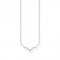 Sterling Silver Ice Crystals Necklace KE2172 - 051 - 14 - L45VThomas Sabo Charm Club CharmingKE2172 - 051 - 14