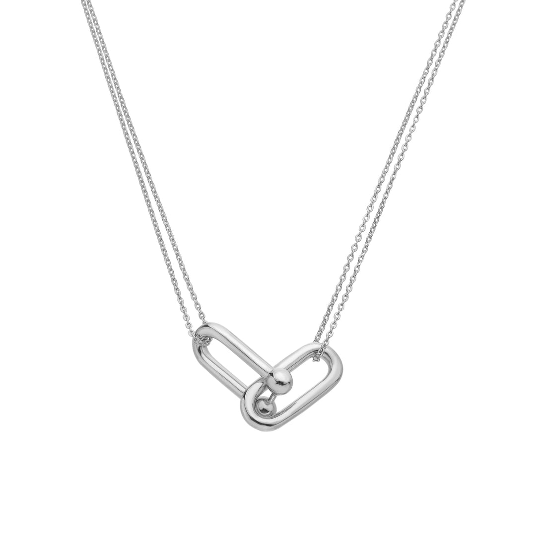 Sterling Silver Icon Link Necklace Necklace DN209Hot DiamondsDN209