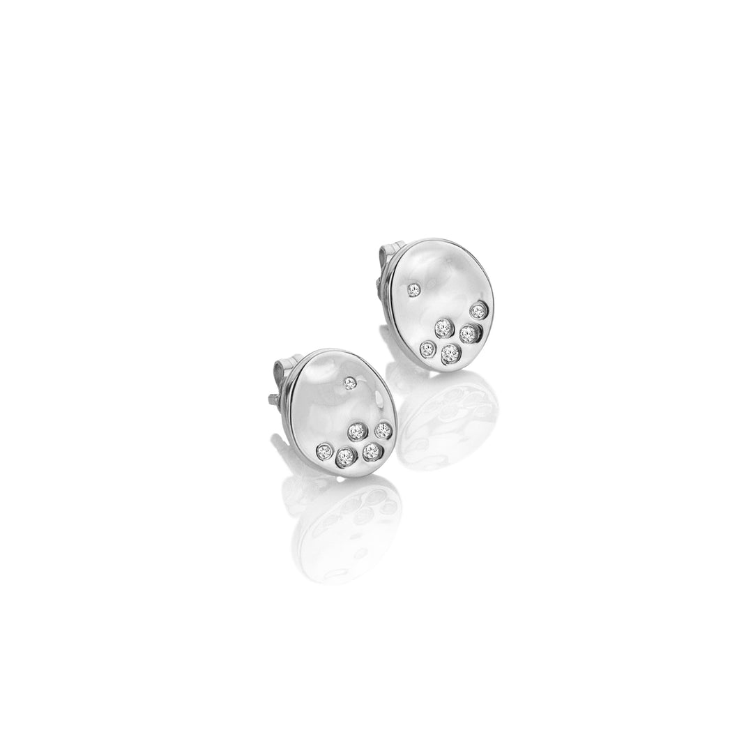 Sterling Silver Illuminate Stud Earring DE825Hot DiamondsDE825