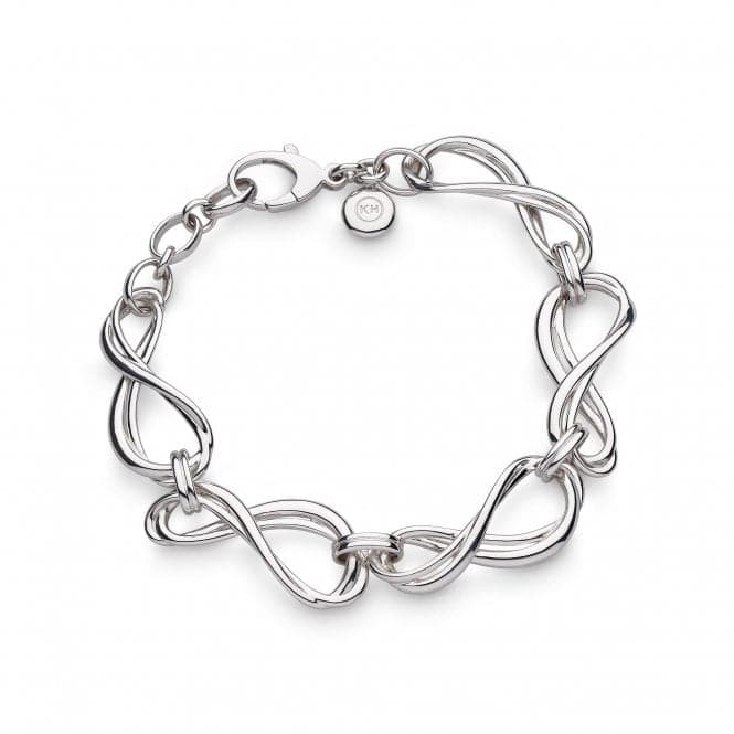 Sterling Silver Infinity Grande Link Bracelet 71164RPKit Heath71164RP
