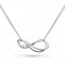 Sterling Silver Infinity Twin Chain Necklace 91162RPKit Heath91162RP