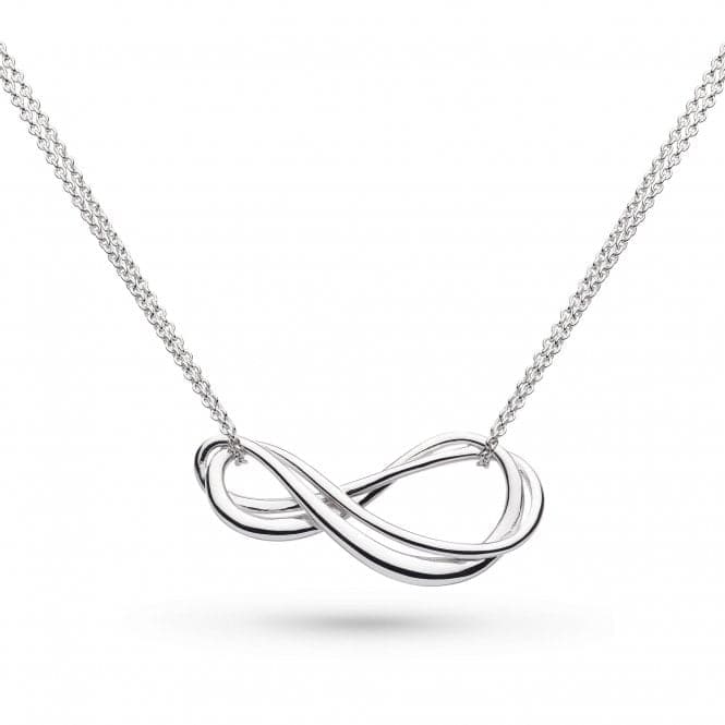 Sterling Silver Infinity Twin Chain Necklace 91162RPKit Heath91162RP