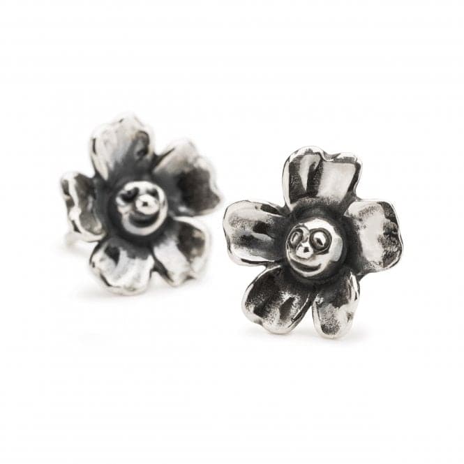 Sterling Silver Joyful Flower Studs Earrings TAGEA - 00107TrollbeadsTAGEA - 00107