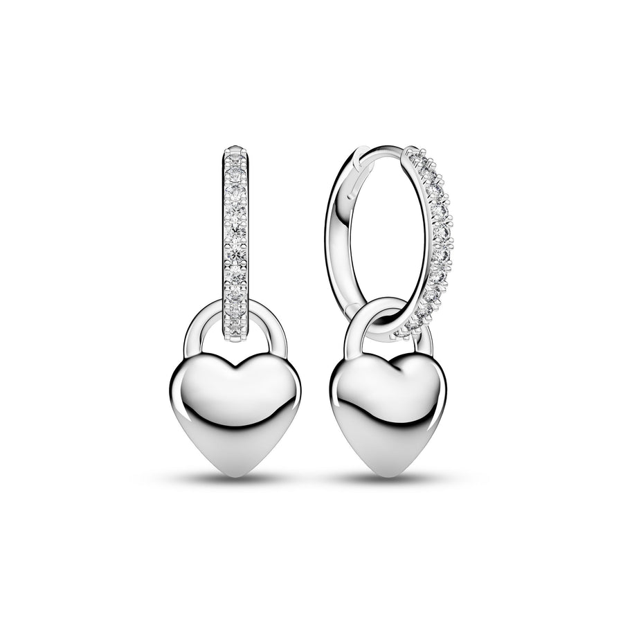 Sterling Silver Julia Creolo Earrings SJ - E2612 - CZSif JakobsSJ - E2612 - CZ