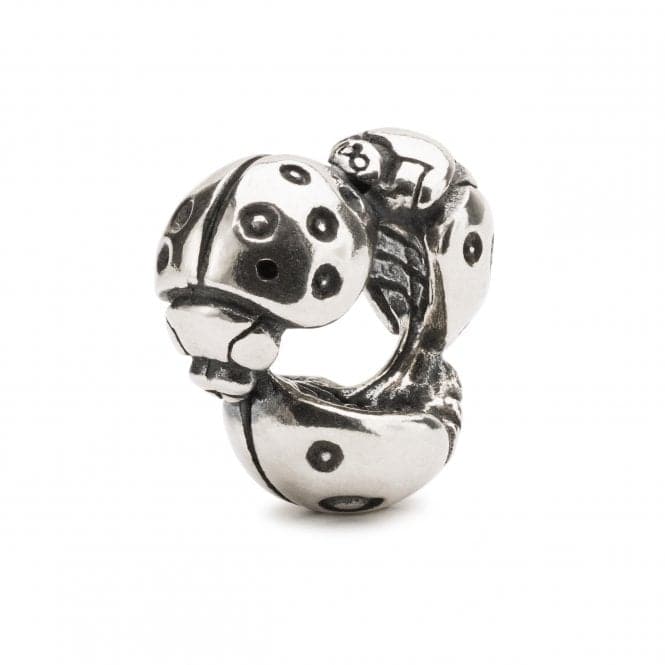 Sterling Silver Ladybugs Bead TAGBE - 20213TrollbeadsTAGBE - 20213