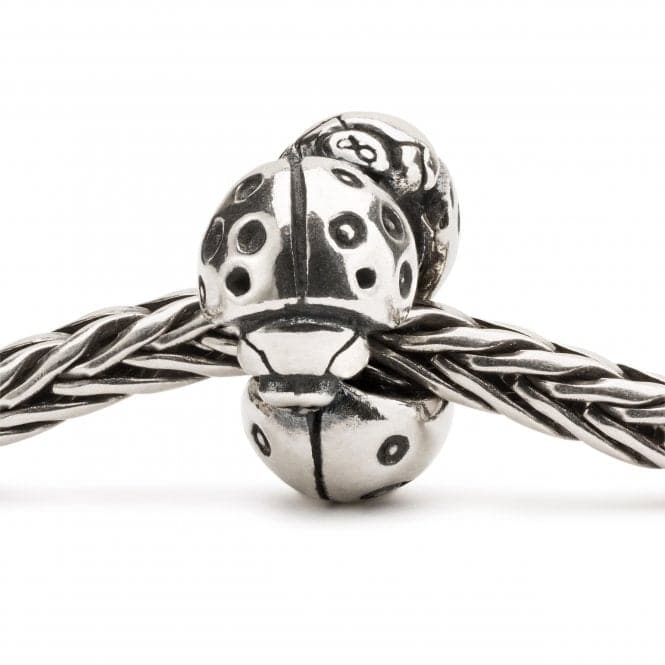 Sterling Silver Ladybugs Bead TAGBE - 20213TrollbeadsTAGBE - 20213