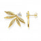 Sterling Silver Leaves Gold Earrings H2106 - 414 - 14Thomas Sabo Sterling SilverH2106 - 414 - 14