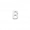 Sterling Silver Letter B Icon Pendant DP792Hot DiamondsDP792