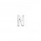 Sterling Silver Letter N Icon Pendant DP804Hot DiamondsDP804
