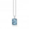 Sterling Silver Light Blue Stone Necklace KE1957 - 009 - 1 - L50VThomas Sabo Sterling SilverKE1957 - 009 - 1