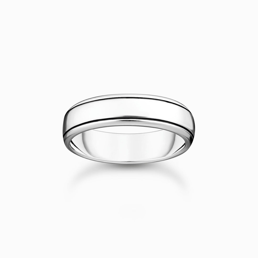 Sterling Silver Lines Ring TR2503 - 637 - 21Thomas Sabo Sterling SilverTR2503 - 637 - 21 - 50