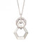 Sterling Silver Linked Hexagonal Zirconia Pendant P5076CFiorelli SilverP5076C