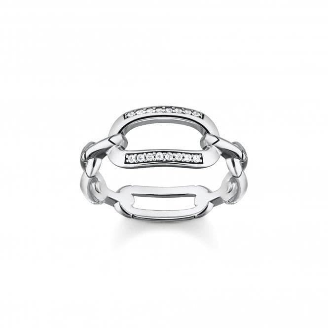 Sterling Silver Links Ring TR2360 - 643 - 14Thomas Sabo Sterling SilverTR2360 - 643 - 14 - 48