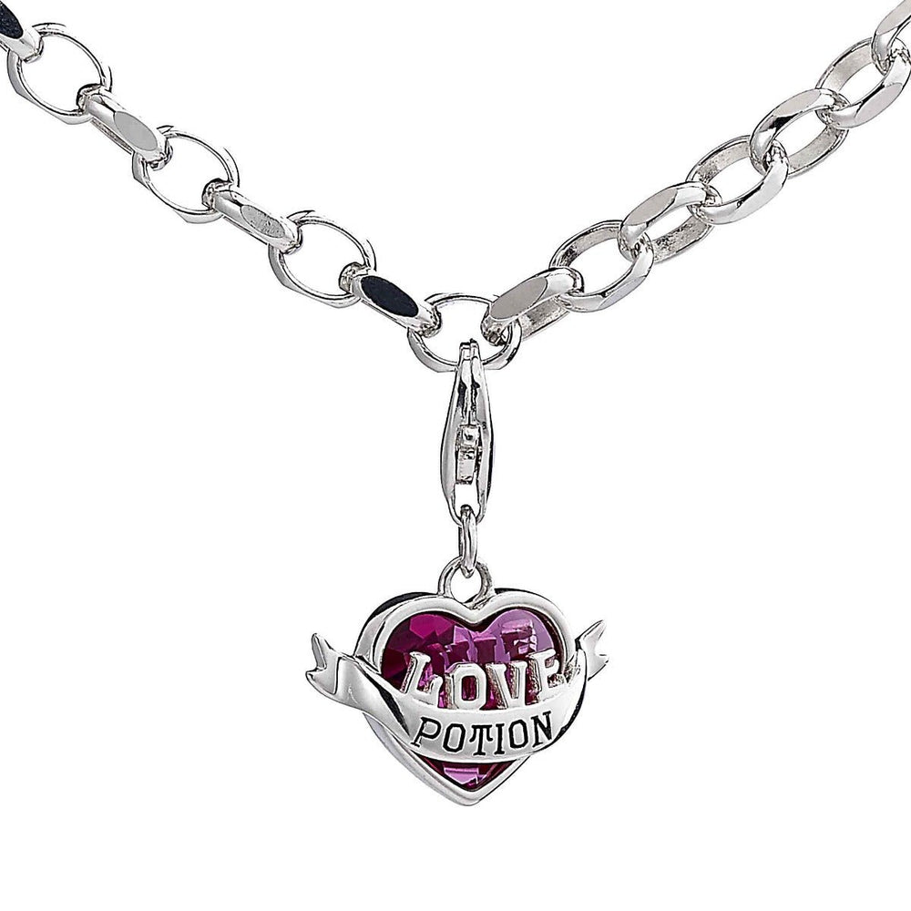 Sterling Silver Love Potion Clip On Charm With CrystalsHarry PotterHPSC0235