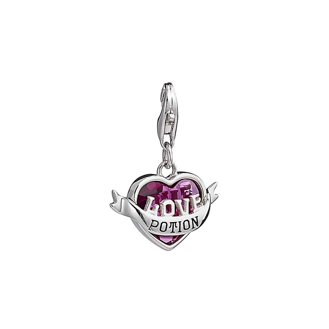 Sterling Silver Love Potion Clip On Charm With CrystalsHarry PotterHPSC0235