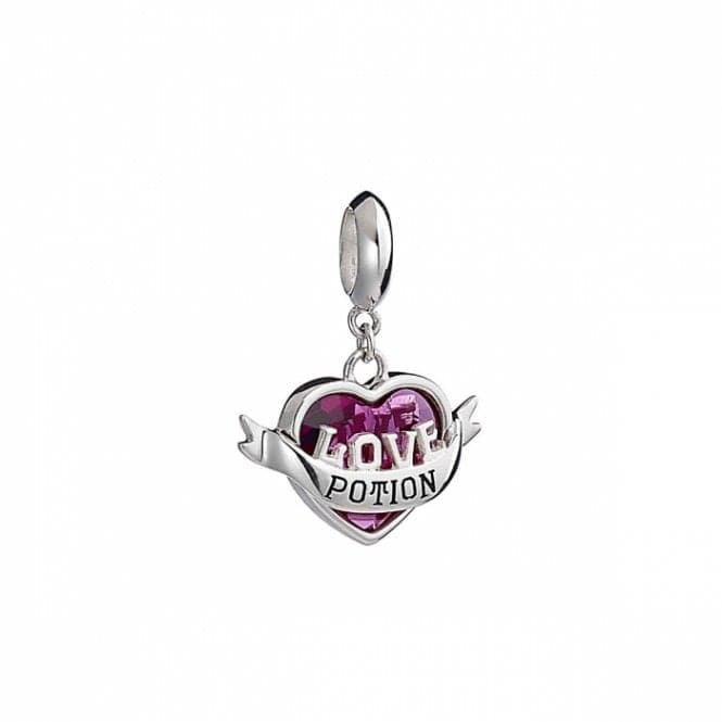 Sterling Silver Love Potion Slider Charm With CrystalsHarry PotterHPSC0235 - SC