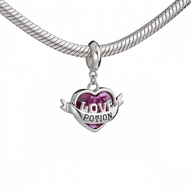 Sterling Silver Love Potion Slider Charm With CrystalsHarry PotterHPSC0235 - SC