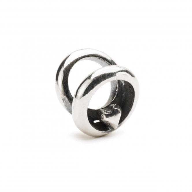 Sterling Silver Love Rings Bead TAGBE - 10237TrollbeadsTAGBE - 10237