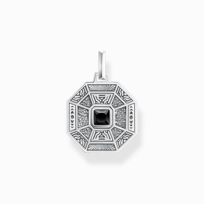 Sterling Silver Lucky Charm Black Onyx Pendant PE950 - 507 - 11Thomas Sabo Sterling SilverPE950 - 507 - 11