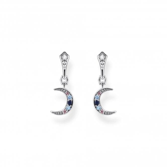 Sterling Silver Magic Stars Crescent Moon Earrings H2204 - 945 - 7Thomas Sabo Sterling SilverH2204 - 945 - 7