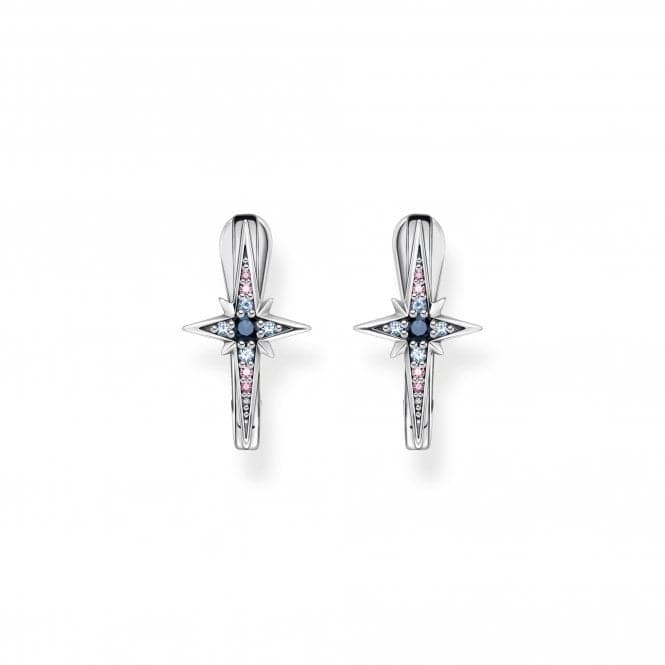 Sterling Silver Magic Stars Hoop Earrings CR678 - 945 - 7Thomas Sabo Sterling SilverCR678 - 945 - 7