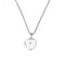 Sterling Silver Medium Heart Locket Pendant P2549D for DiamondP2549
