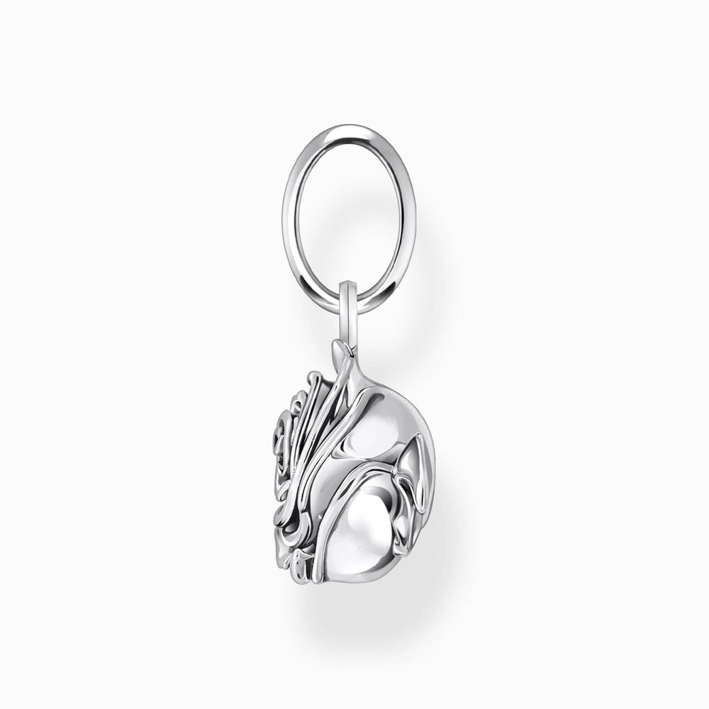 Sterling Silver Midnight Rose Pendant PE982-637-21