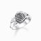 Sterling Silver Midnight Rose Ring TR2487 - 637 - 21Thomas Sabo Sterling SilverTR2487 - 637 - 21 - 50