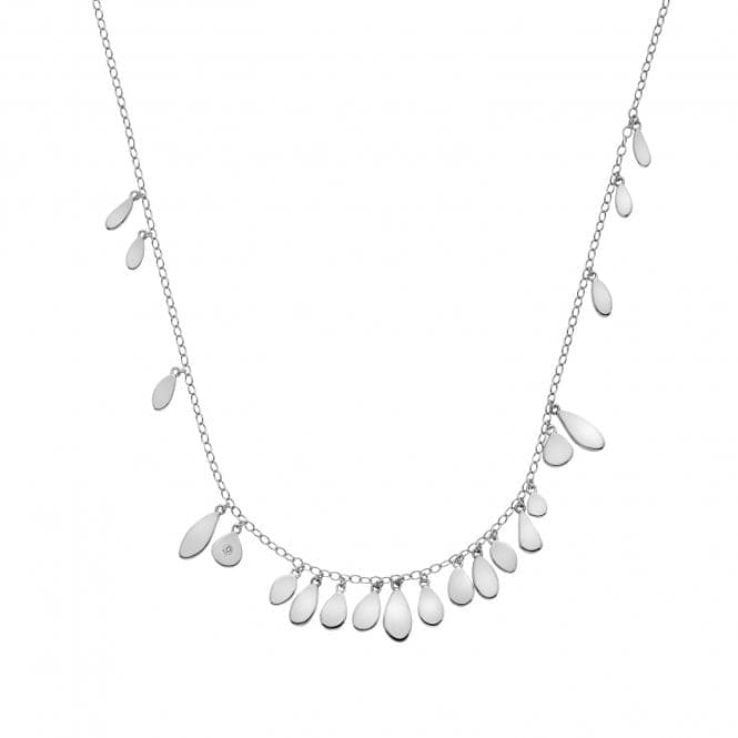 Sterling Silver Monsoon Statement Necklace DN138Hot DiamondsDN138