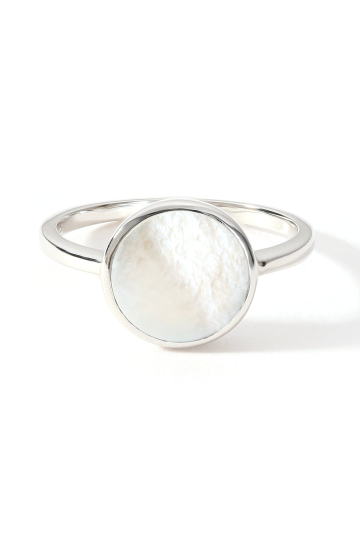 Sterling Silver Mother of Pearl RingThe Fine CollectiveBA0058978 - L